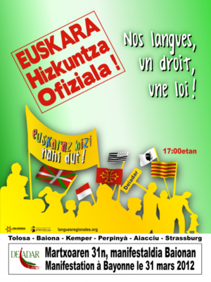Deiadarren aldarrikapena-Lurralde estatuto bat